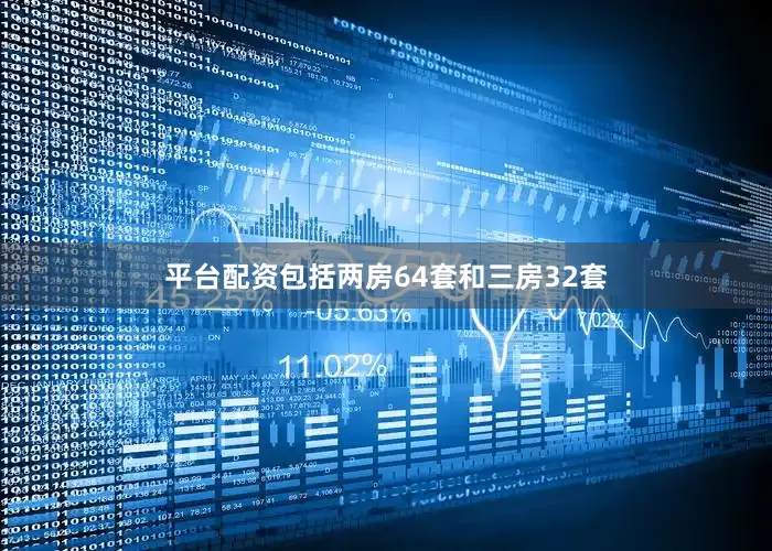 平台配资包括两房64套和三房32套