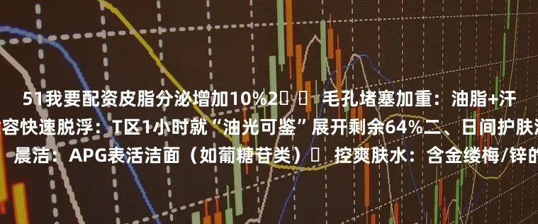 51我要配资皮脂分泌增加10%2️⃣ 毛孔堵塞加重：油脂+汗液+防晒霜=闭口温床3️⃣ 妆容快速脱浮：T区1小时就“油光可鉴”展开剩余64%二、日间护肤流程（关键词：清爽防御）✔ 晨洁：APG表活洁面（如葡糖苷类）✔ 控爽肤水：含金缕梅/锌的收敛水（轻拍勿擦拭）✔ 精华：烟酰胺（控油）+ 绿茶多酚（抗氧）✔ 防晒：摇摇乐型防晒（认准“无油配方”标识）三、夜间护理重点（关键词：深层调理）✔ 双重清洁