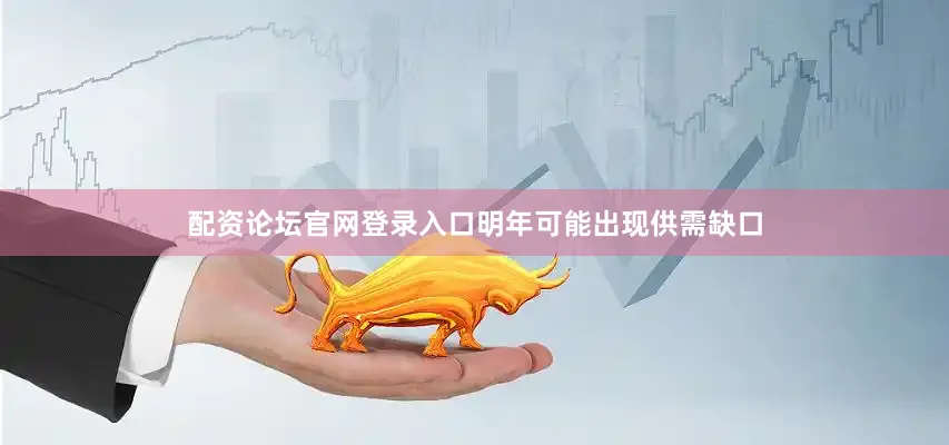 配资论坛官网登录入口明年可能出现供需缺口